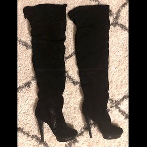 Bakers Suede Over-the-Knee Boots